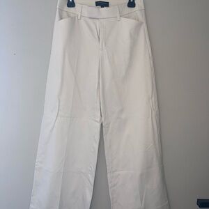 Banana Republic Cream Wide Leg Pants